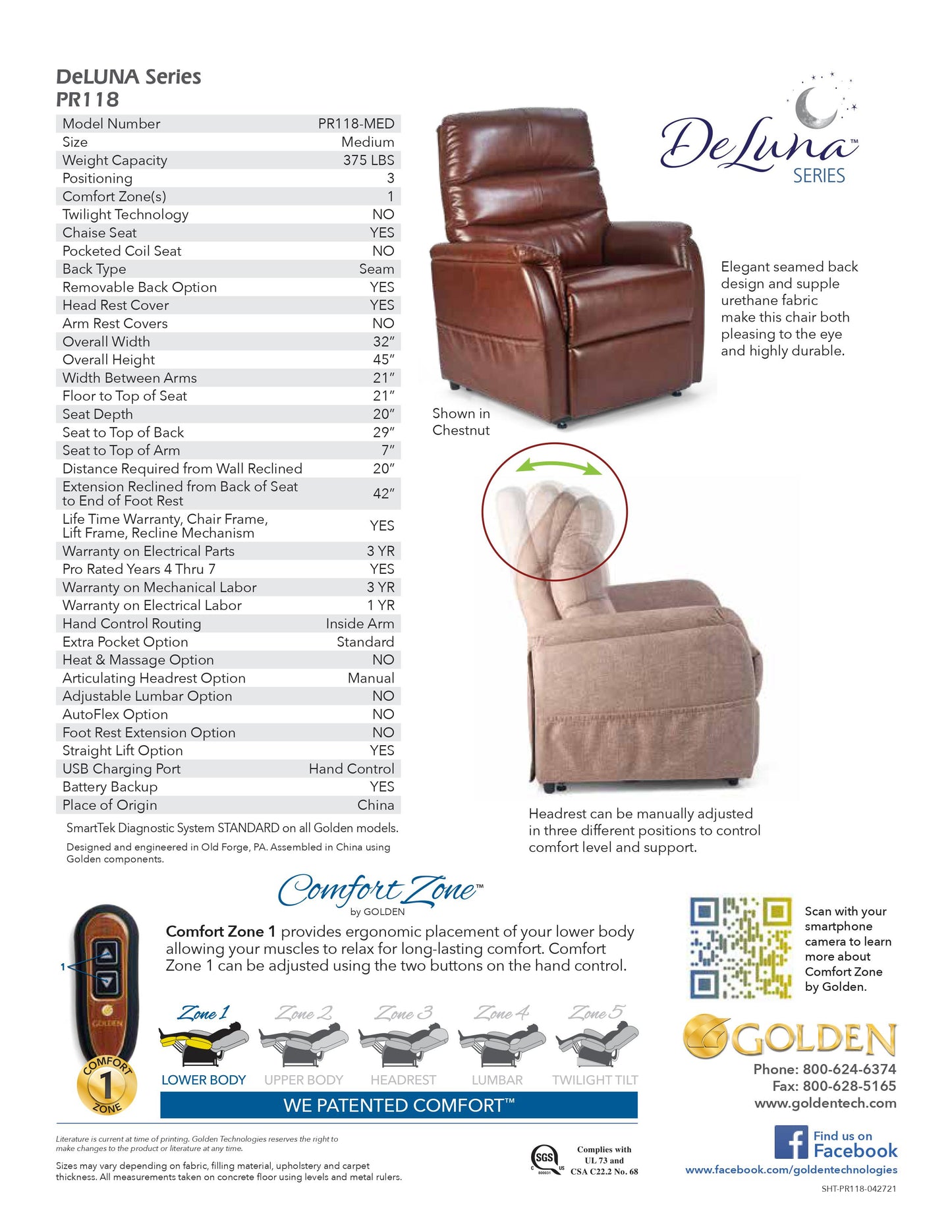 Elara Power Lift Chair Recliner
